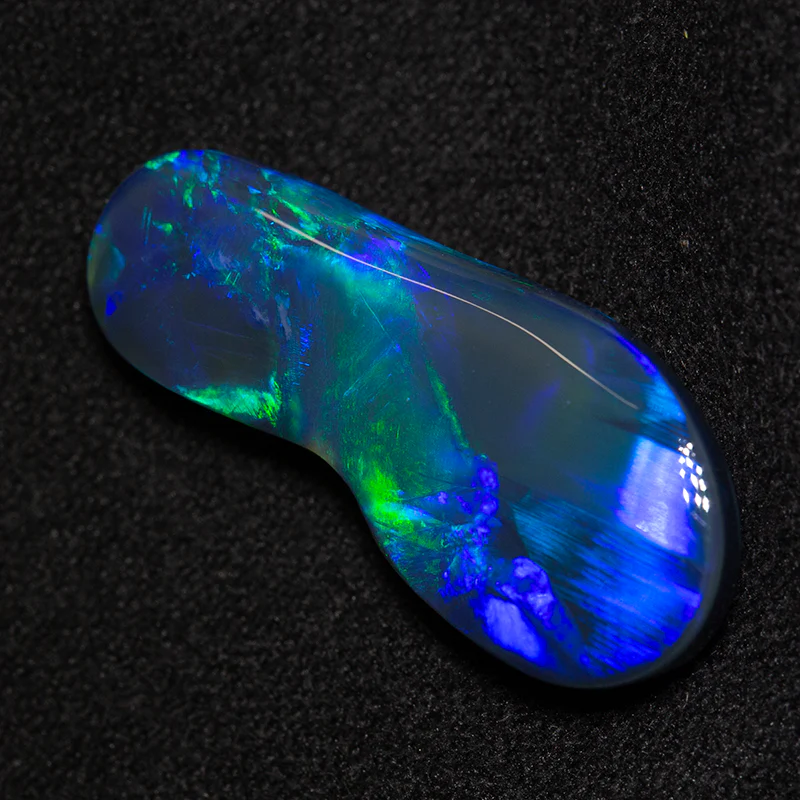 9.55 ct black opal foot 24.6x11.2x5.6mm - Image 2