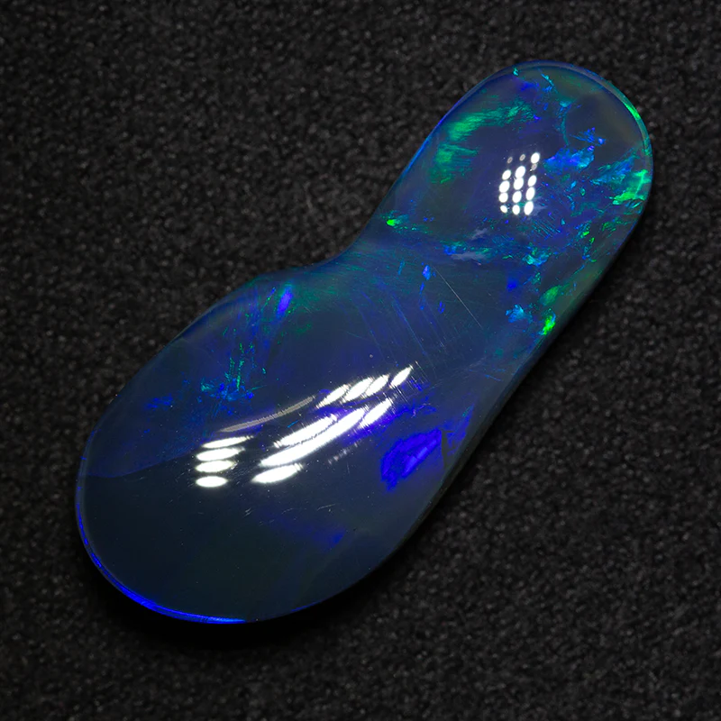 9.55 ct black opal foot 24.6x11.2x5.6mm - Image 4