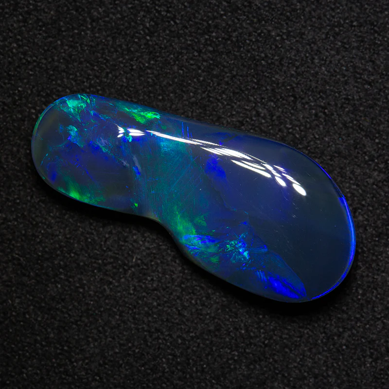 9.55 ct black opal foot 24.6x11.2x5.6mm - Image 5