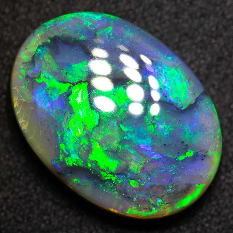9.59 ct black opal 17.8x13x6.8mm - Image 2