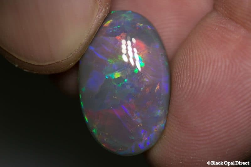 9.72 ct dark opal 21x13x5mm - Image 2