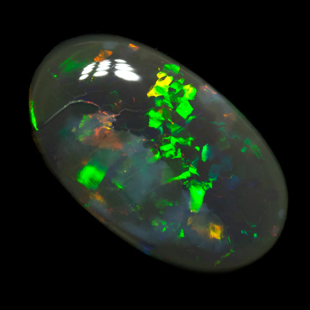 9.87 ct black opal 20.9x12.5x5.4mm - Image 2
