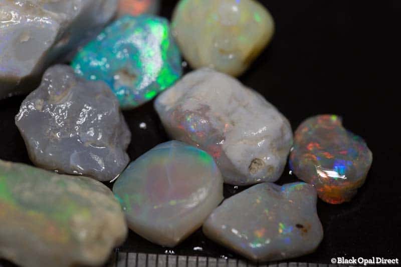 97 ct rough opal parcel 12 pc - Image 3