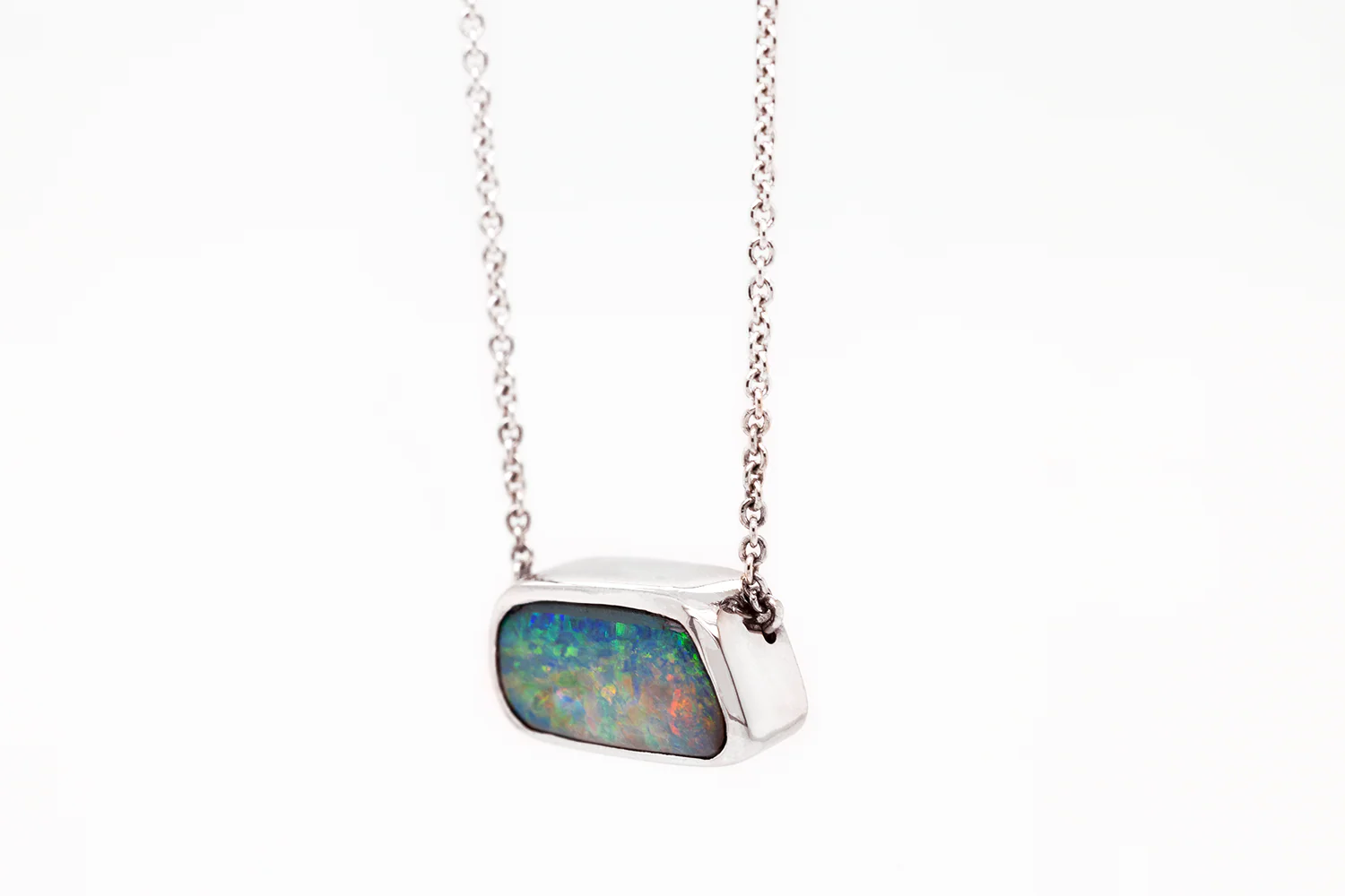 Johanna Pendant White Gold with 2.55ct Boulder Opal - Image 2