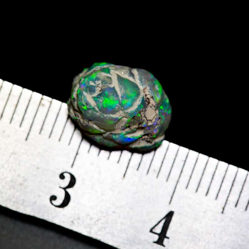 opalised pine cone 10mm across - Image 2