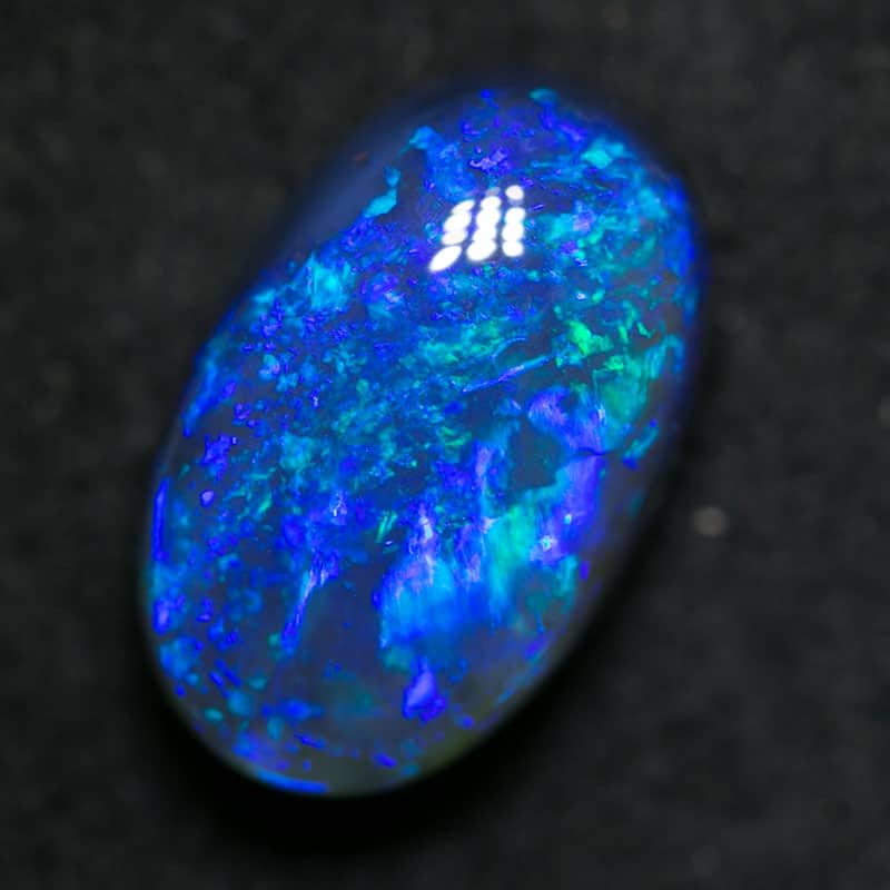 Ruthie 18kt Rose Gold Necklace with 2.54ct Black Opal - Image 3