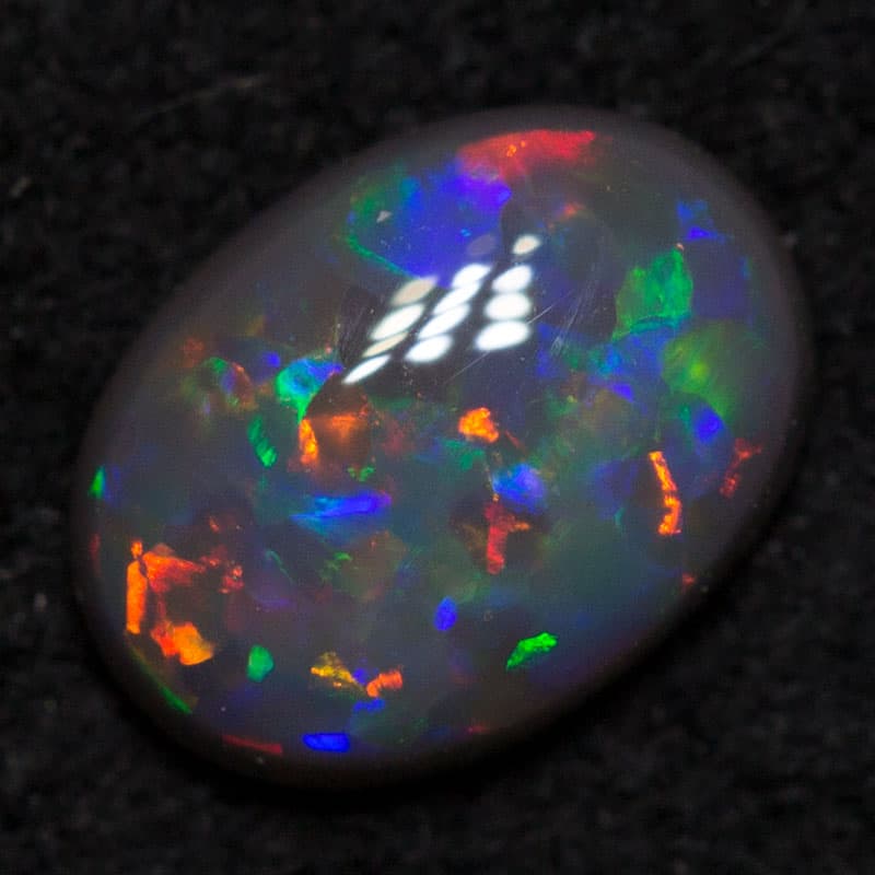 Ruthie Necklace Sterling Silver 0.34 ct Black Opal - Image 2