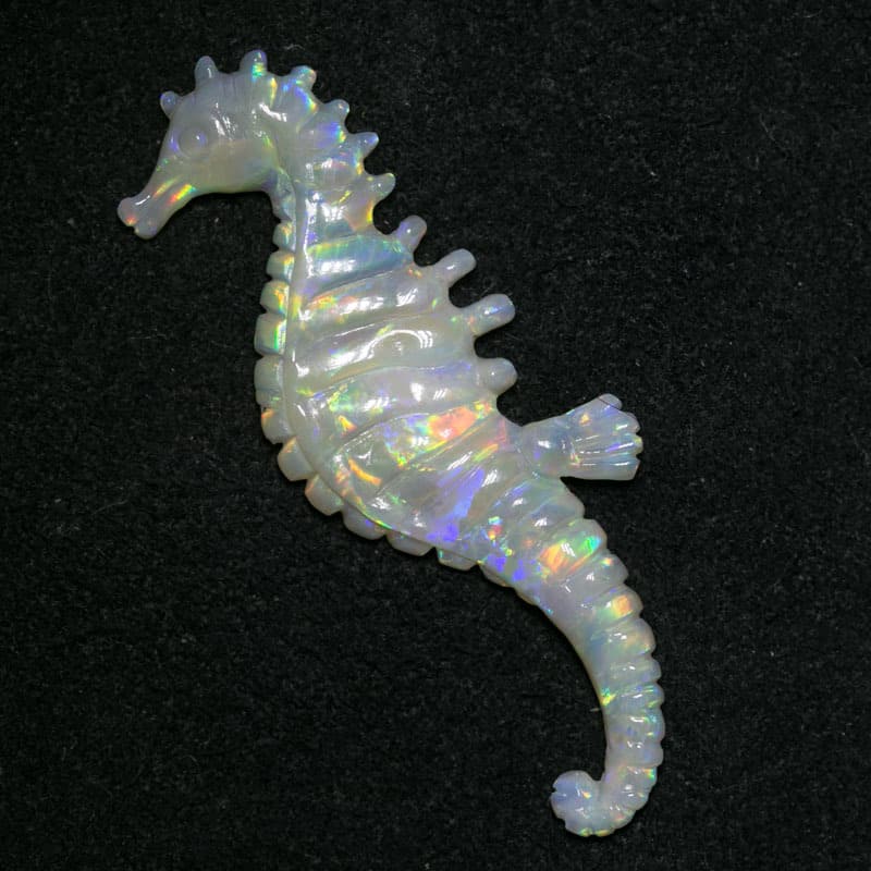 Seahorse Carving 4.69ct - Image 3