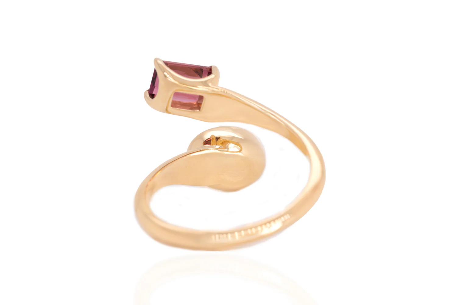 Spirit Gold Ring — crystal opal & tourmaline - Image 5