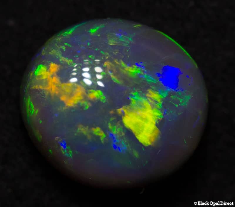 Tatiana 18kt Gold Ring with 1.16ct Dark Opal - Image 3