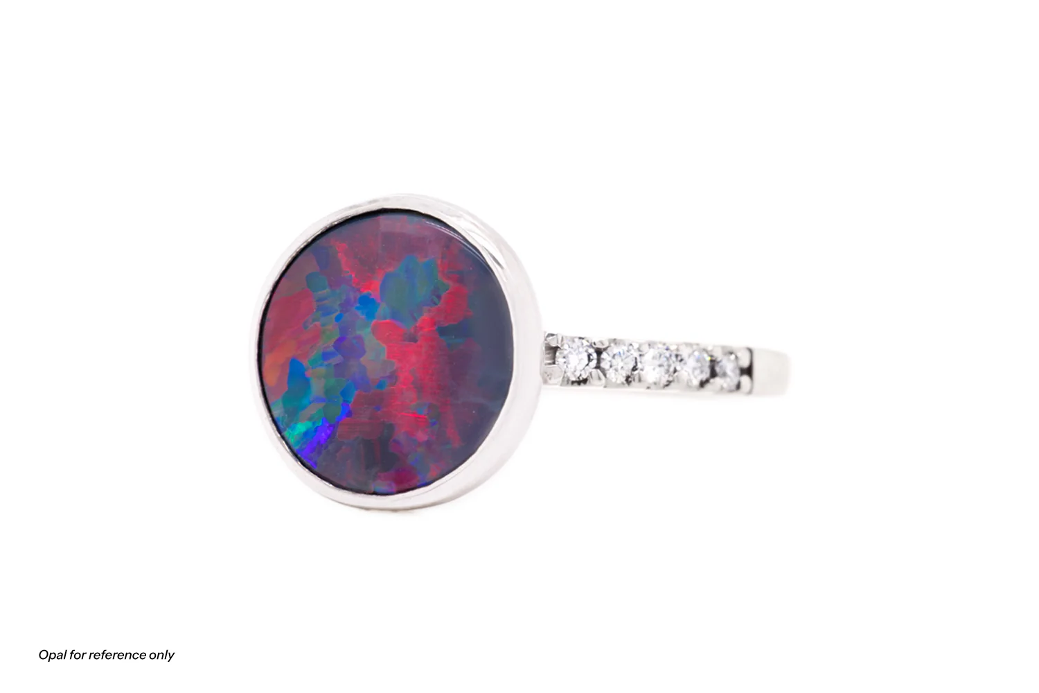Tatiana Diamond Opal Ring | Create Your Own Jewelry - Image 3