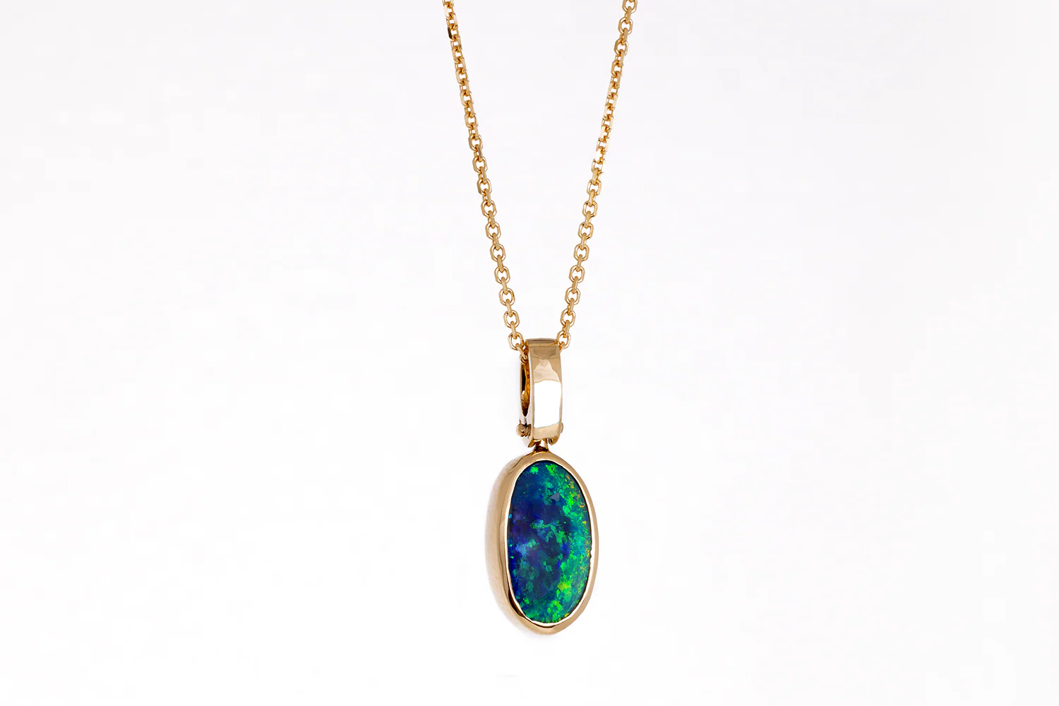 Tatiana Pendant Gold with 1.79 ct Black Opal - Image 2