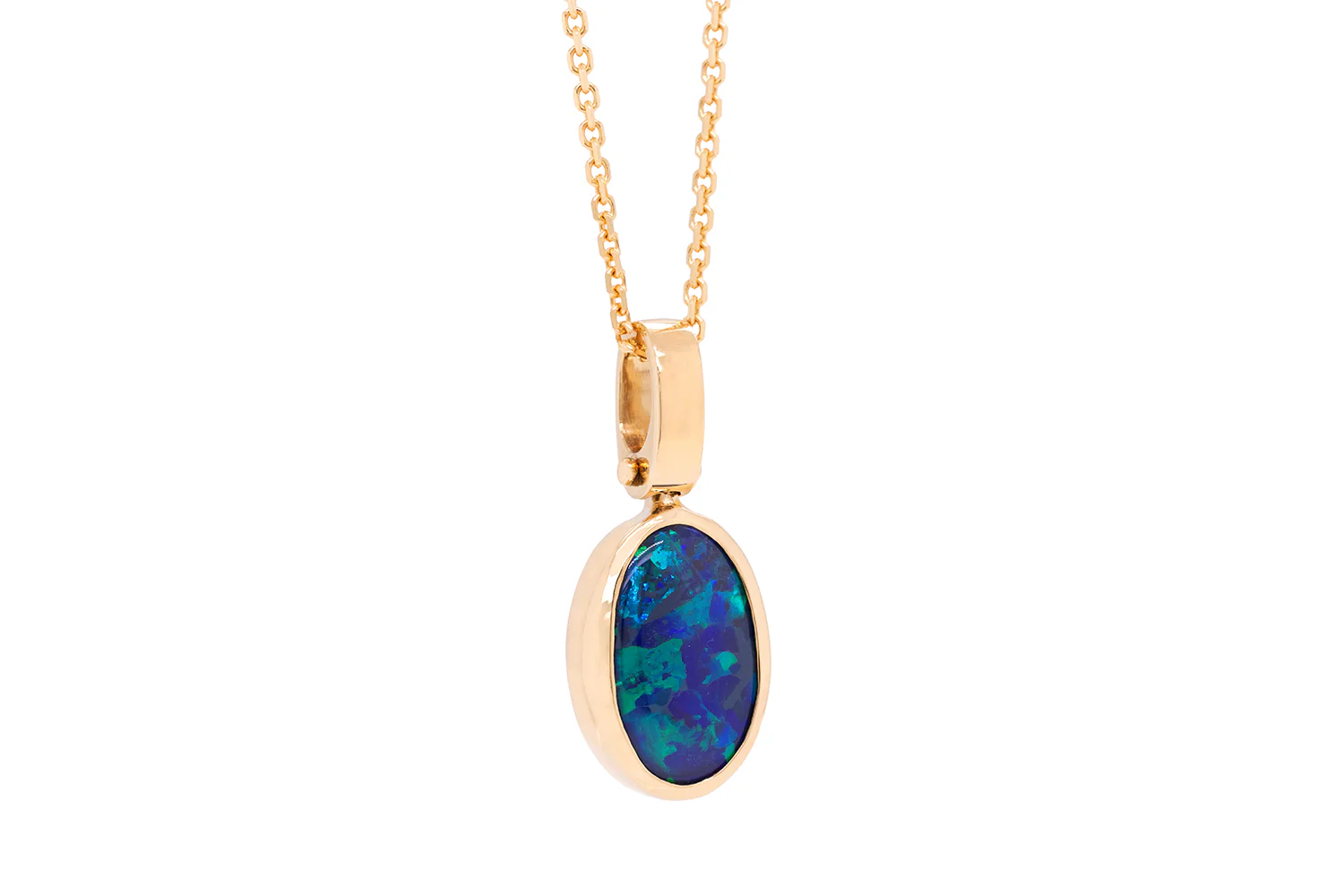Tatiana Pendant Gold with 2.12ct Black Opal - Image 4