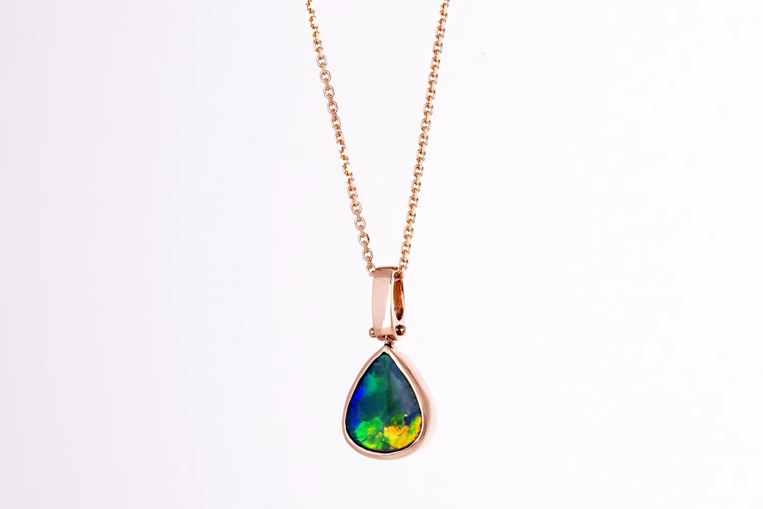 Tatiana Pendant Rose Gold with 2.39 ct Black Opal - Image 2
