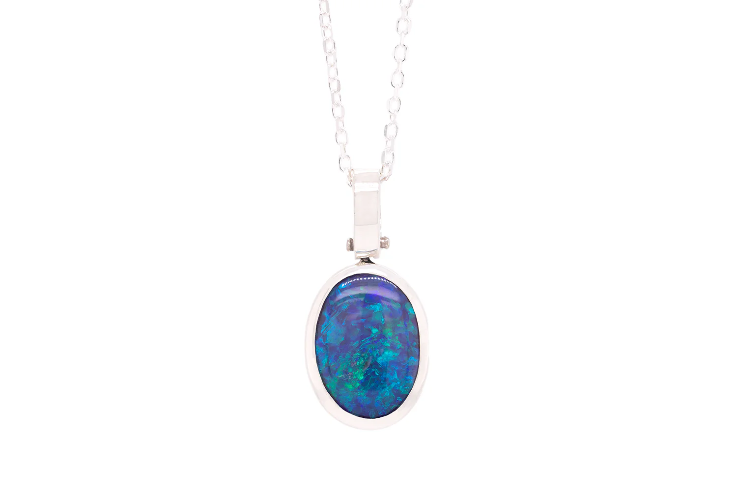 Tatiana Pendant Sterling Silver with 2.54ct Black Opal - Image 2