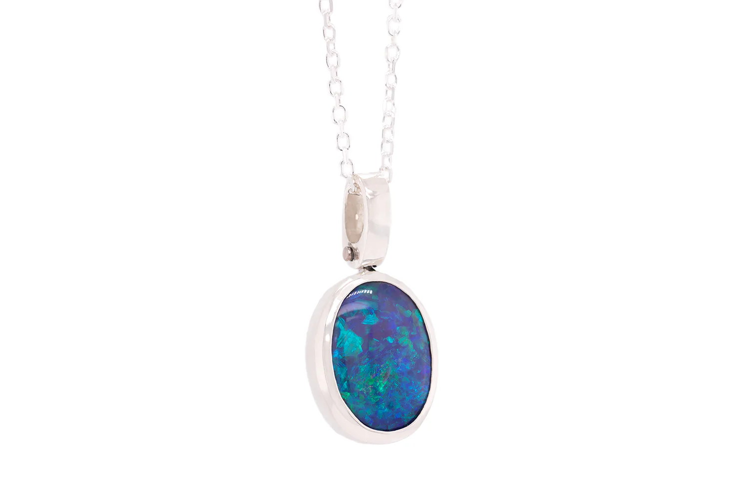 Tatiana Pendant Sterling Silver with 2.54ct Black Opal - Image 3