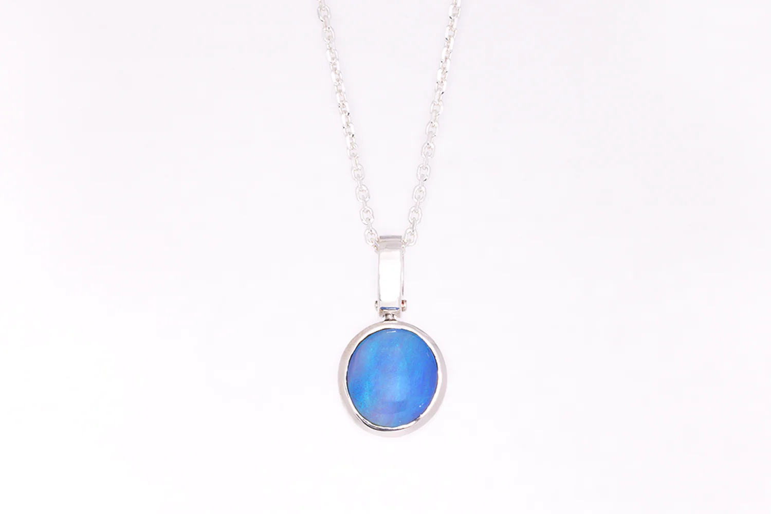 Tatiana Pendant Sterling Silver with 3.08 ct Dark Opal - Image 3