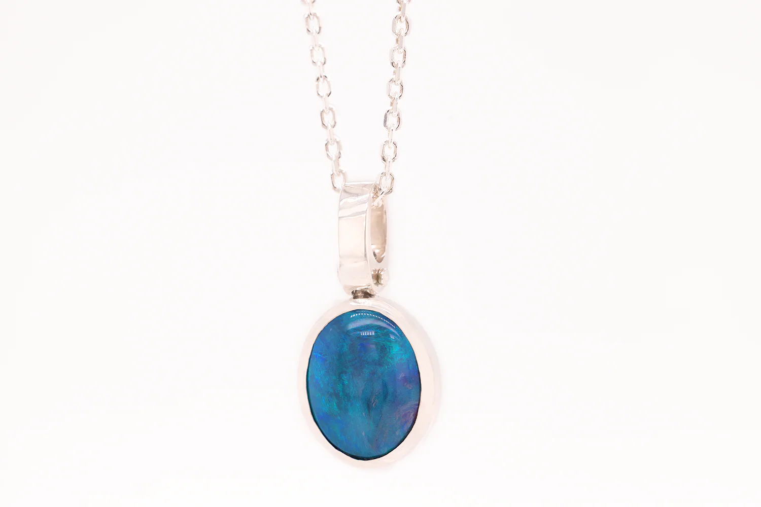 Tatiana Pendant Sterling Silver with 3.43ct Black Opal - Image 2