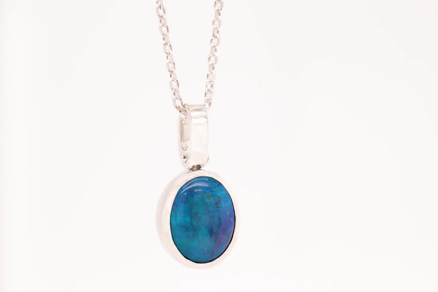 Tatiana Pendant Sterling Silver with 3.43ct Black Opal - Image 3