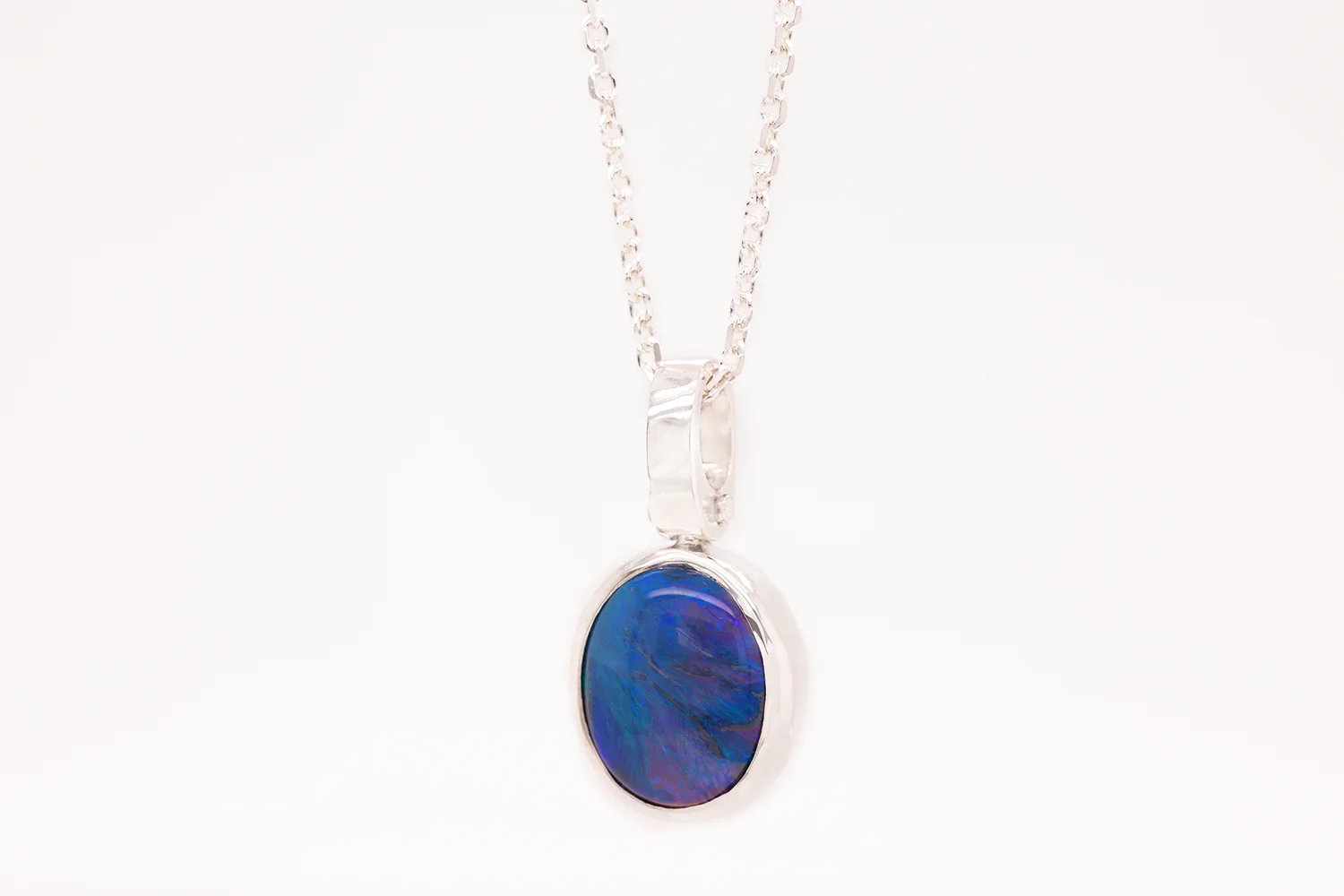 Tatiana Pendant Sterling Silver with 3.52ct Black Opal - Image 2
