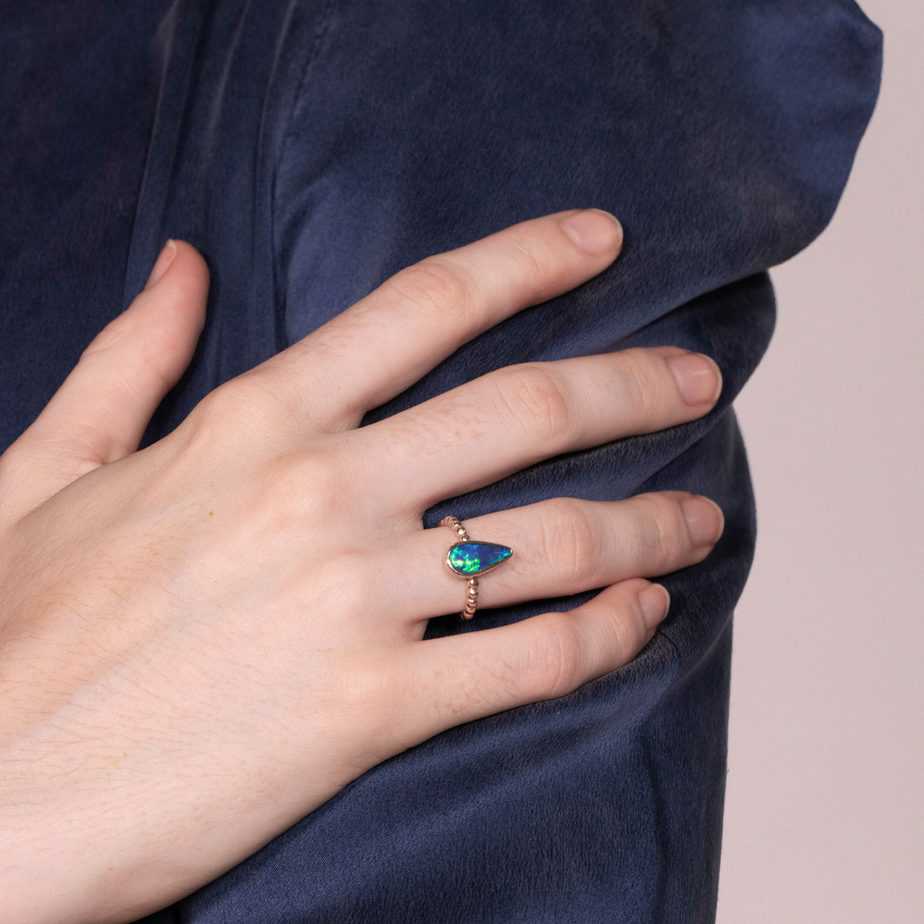 Tatiana Ring 1.05ct Black Opal - Image 2