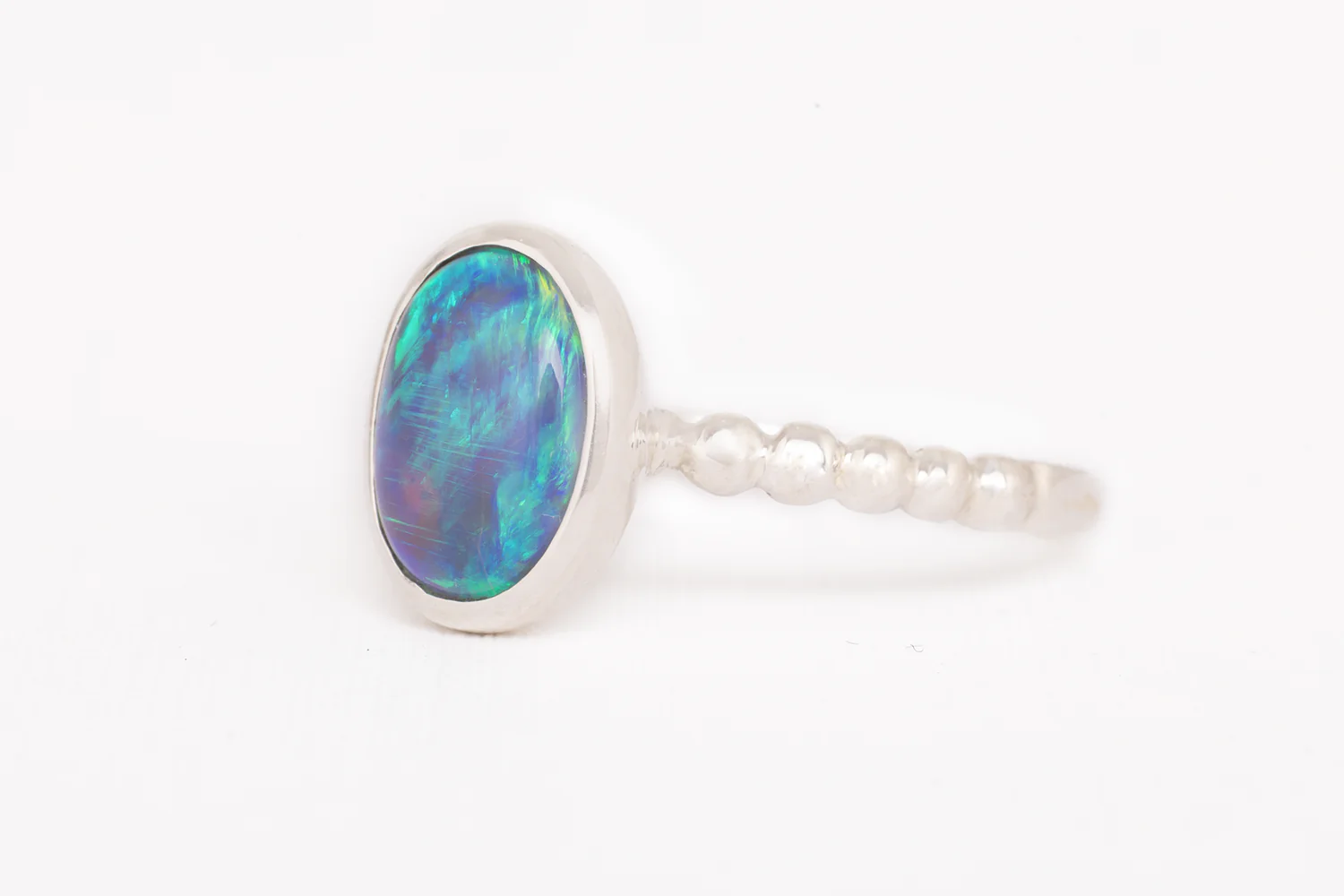 Tatiana Ring Sterling Silver with 1.90ct Dark Opal - Image 2